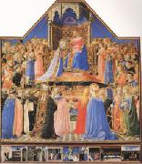 Fra Angelico The Coronation of the Virgin (mk05) china oil painting artist